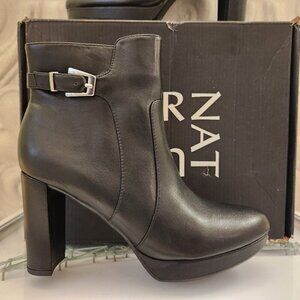 Naturalizer "Braxton" Ankle Boots. Black. NIB. Size 9